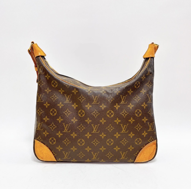 【有塵袋✨92%新】LV Boulogne 中古小號牛角包 經典老花 單肩斜背-1