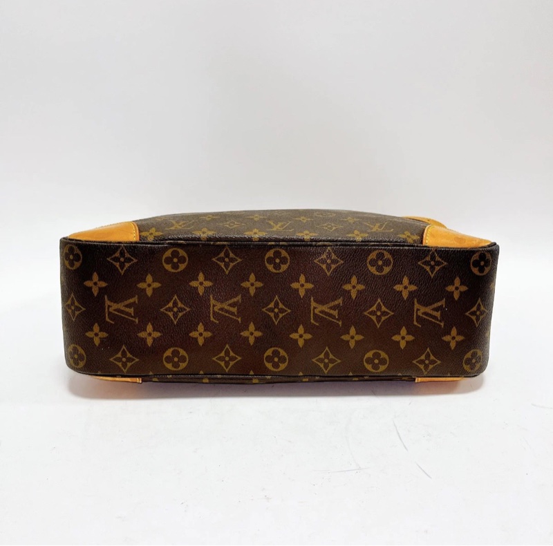 【有塵袋✨92%新】LV Boulogne 中古小號牛角包 經典老花 單肩斜背-4