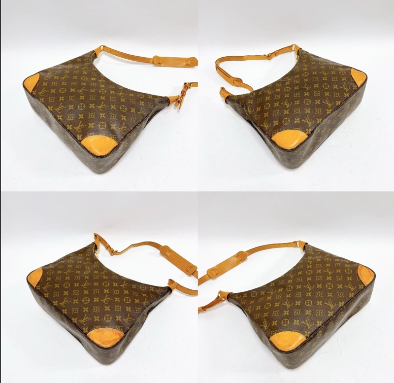 【有塵袋✨92%新】LV Boulogne 中古小號牛角包 經典老花 單肩斜背-5