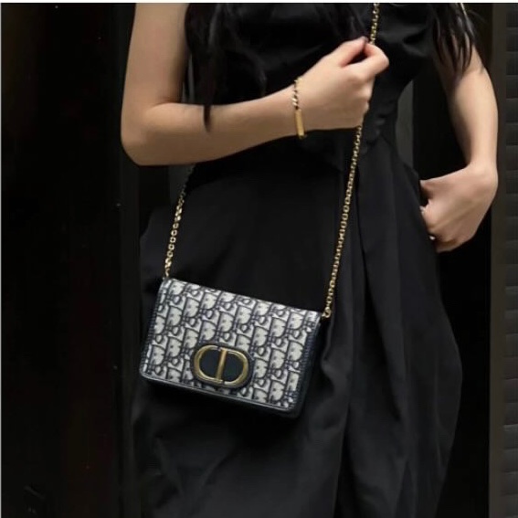 Dior 老花蒙田WOC腰包/肩背鏈包-1