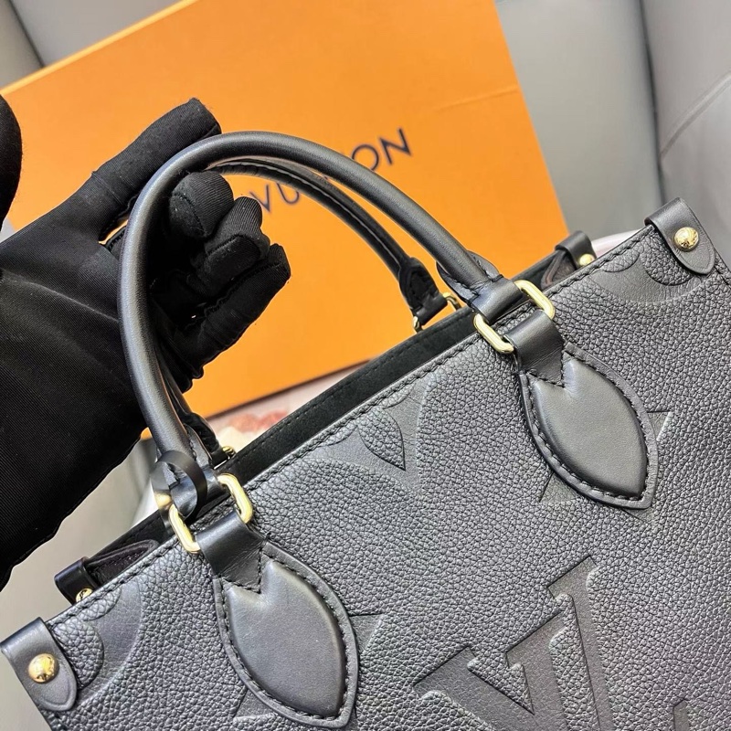 LV 黑色全皮小號onthego tote托特包手提包斜挎包-2