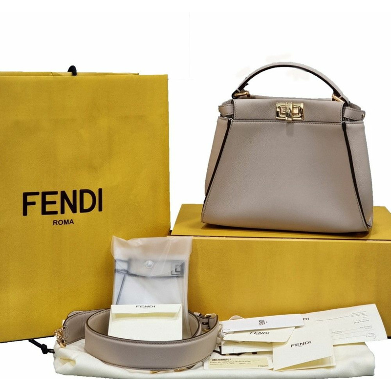 【包稅】FENDI 全新未使用的Peekaboo Iconic手提包-7