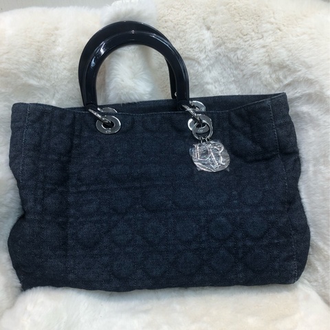 Dior 藍色牛仔戴妃 Tote XB877