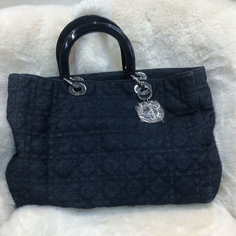 Dior 藍色牛仔戴妃 Tote XB877-0