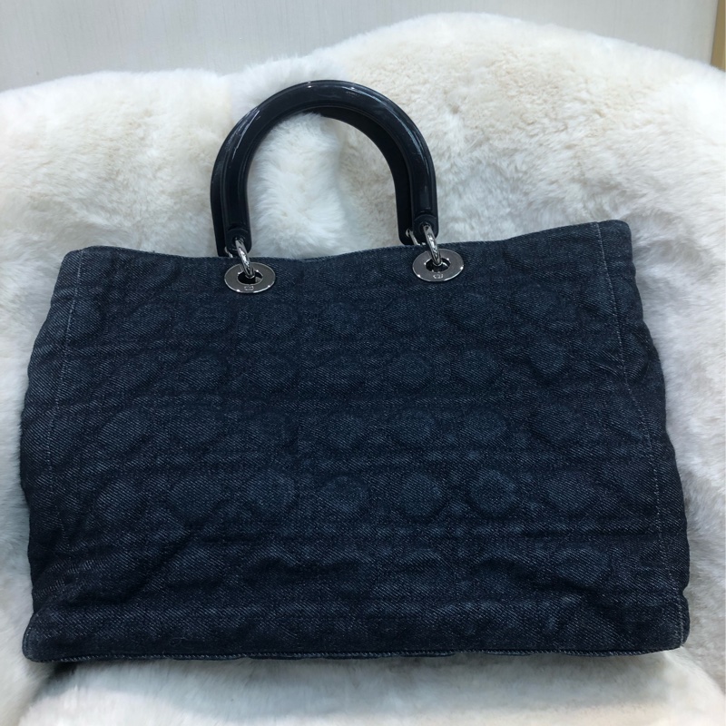 Dior 藍色牛仔戴妃 Tote XB877-1