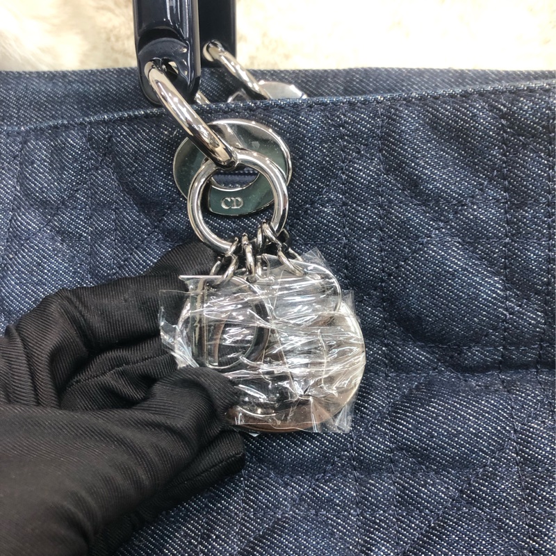 Dior 藍色牛仔戴妃 Tote XB877-5