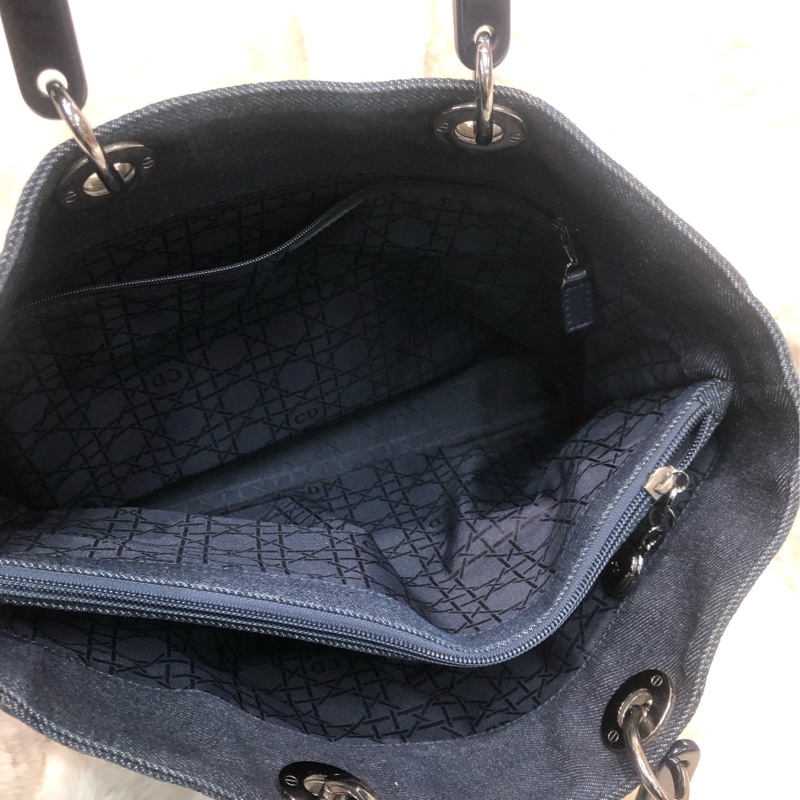 Dior 藍色牛仔戴妃 Tote XB877-13