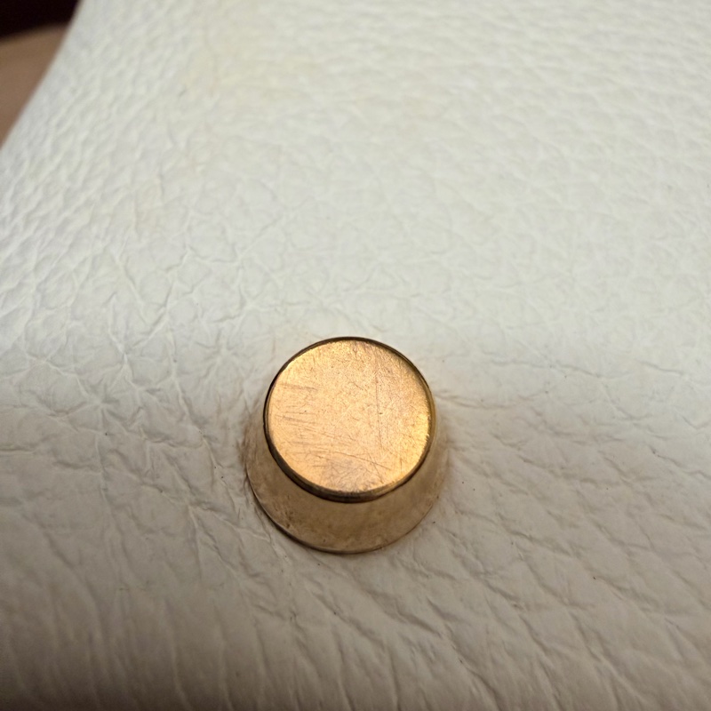 🍒Hermes plume32 白色皮革/帆布拼接款 2F260110-2-11