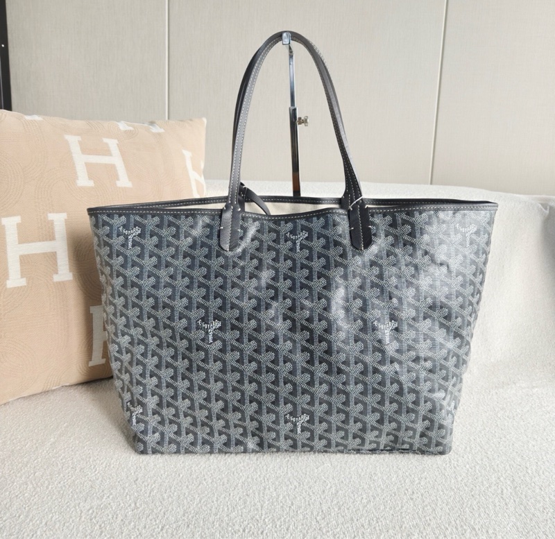 【全網最低價✨98%新】Goyard Hardy pm灰色托特包 戈雅老花tote托特包中號-1