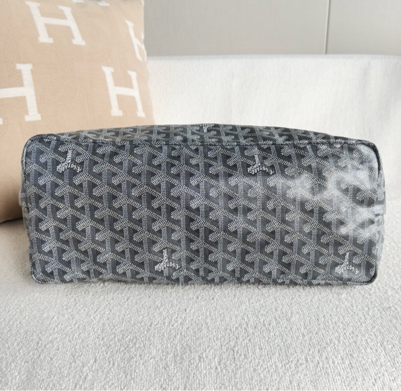 【全網最低價✨98%新】Goyard Hardy pm灰色托特包 戈雅老花tote托特包中號-6