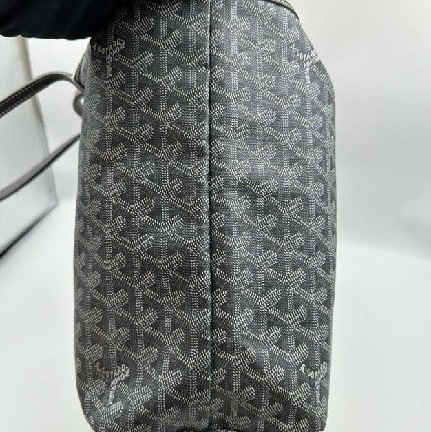 【全網最低價✨98%新】Goyard Hardy pm灰色托特包 戈雅老花tote托特包中號-7