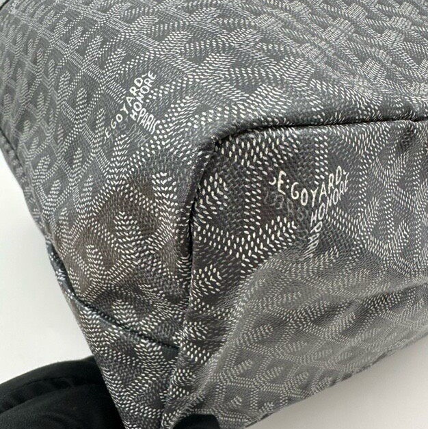 【全網最低價✨98%新】Goyard Hardy pm灰色托特包 戈雅老花tote托特包中號-8