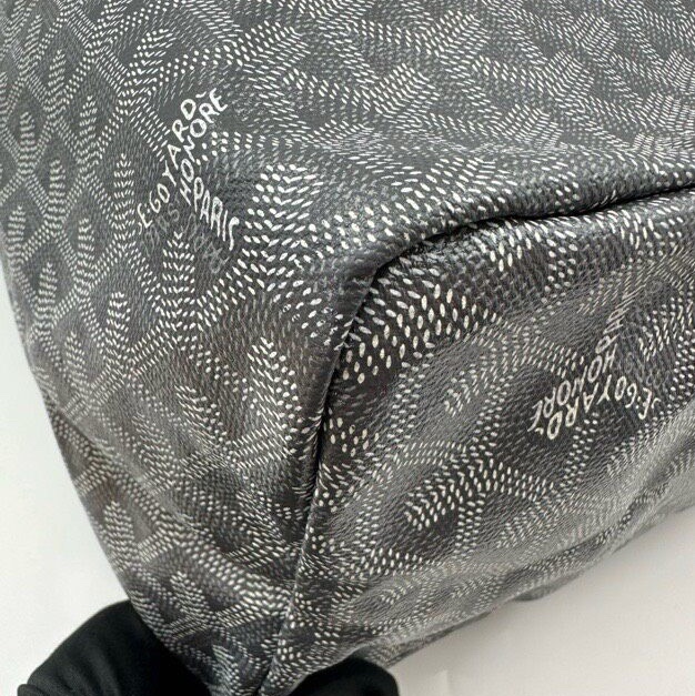 【全網最低價✨98%新】Goyard Hardy pm灰色托特包 戈雅老花tote托特包中號-14