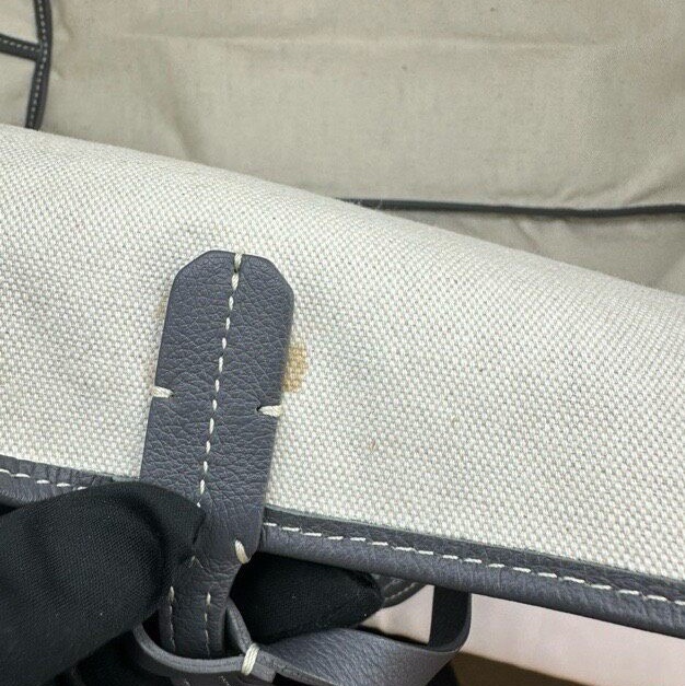 【全網最低價✨98%新】Goyard Hardy pm灰色托特包 戈雅老花tote托特包中號-16