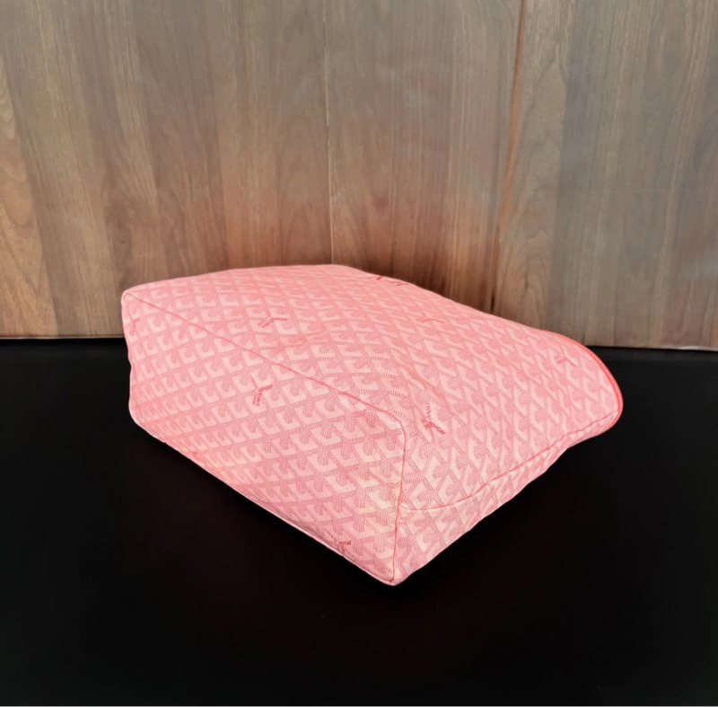 【極稀有櫻花粉😍全網最便宜✨95%新】 Goyard Tote拉鍊款子母購物袋-4