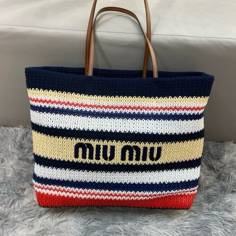 Miu Miu (5BG228) 編織 Tote