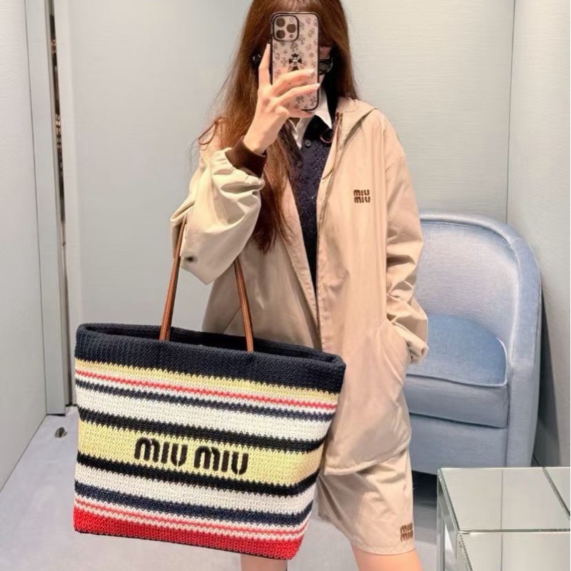 Miu Miu (5BG228) 編織 Tote-4