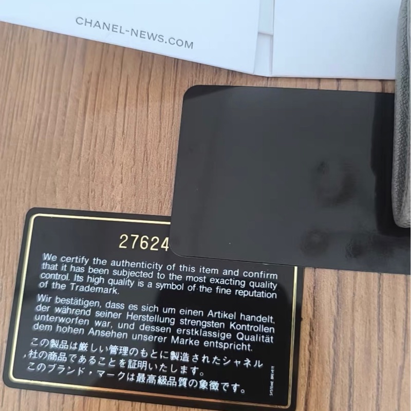 【98%新 ✨ 全網最低價！】Chanel 香奈兒 leboy 零錢包卡包  灰色荔枝牛皮 27開-7