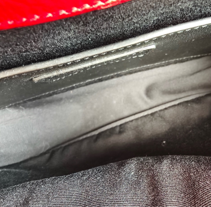 【新年必備❤️有購證 99%新✨全網最低價】YSL Niki小號紅色油蠟皮-6