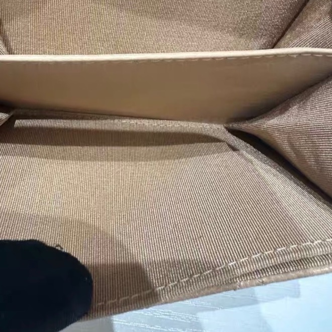 【96%新 ✨ 全網最低價！】Chanel 香奈兒 leboy短款錢包卡包 奶茶色 荔枝牛皮 28開-8