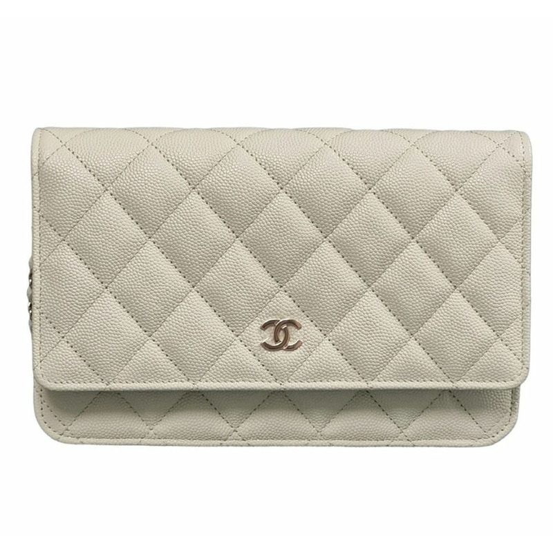 【包稅】CHANEL 全新未使用魚子醬經典斜背包內裡晶片版-0