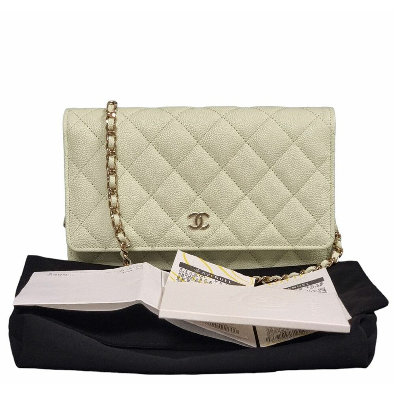 【包稅】CHANEL 全新未使用魚子醬經典斜背包內裡晶片版-17