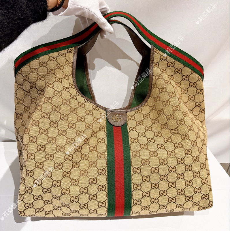 莉亞精品♡ Gucci 新款托特包 九新美包-2