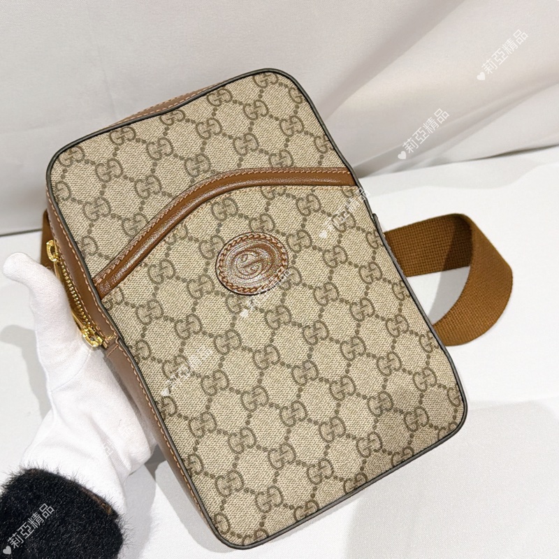 莉亞精品♡ Gucci 胸包 二手美包-2