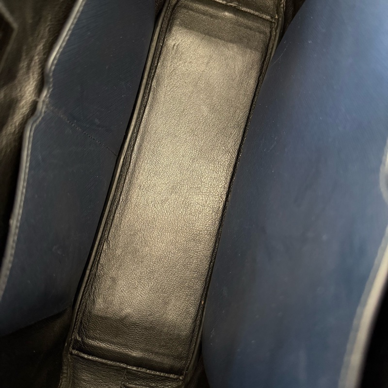 95新普拉達 Prada 藍色 正標 公文包 無附件-7