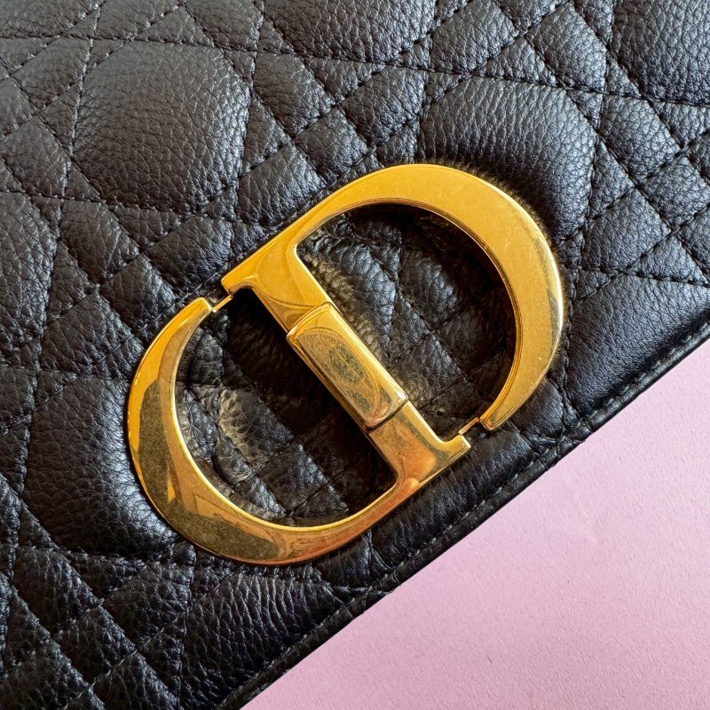 🎉絕美包款 Dior 黑色蒙田肩背斜背兩用包-1