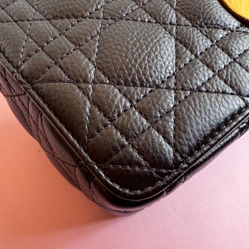 🎉絕美包款 Dior 黑色蒙田肩背斜背兩用包-3