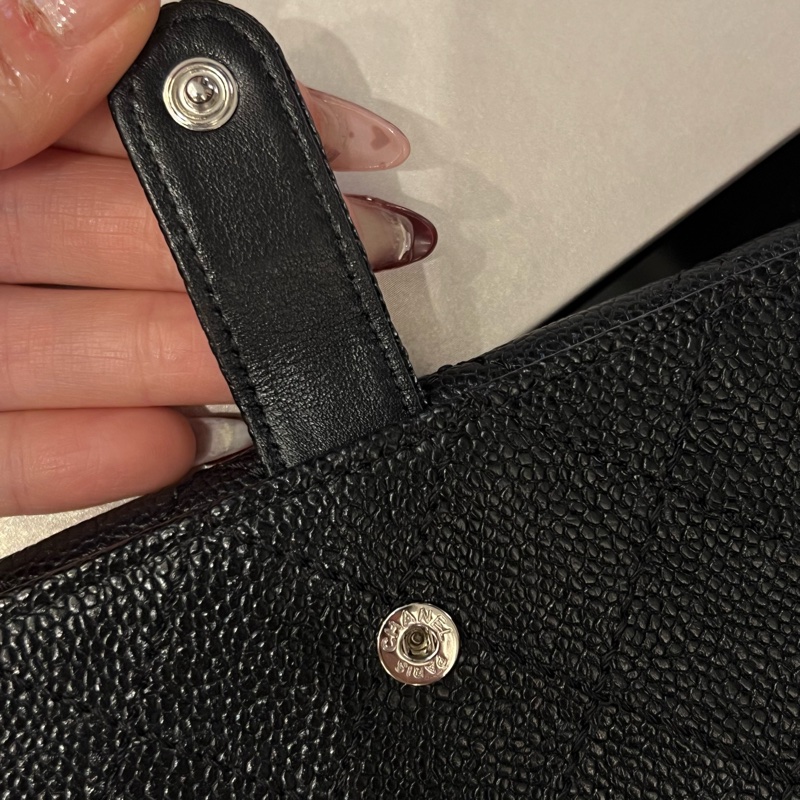 Chanel 2.55魚子醬長夾 Vintage-3