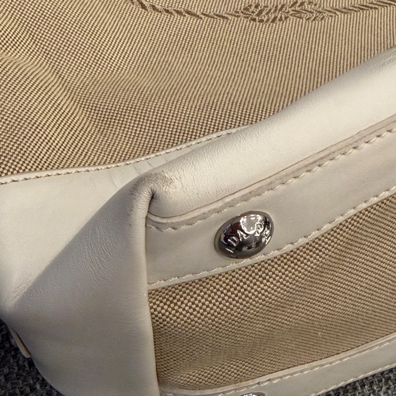 PRADA LOGO JACQUARD 帆布手提包托特包-6