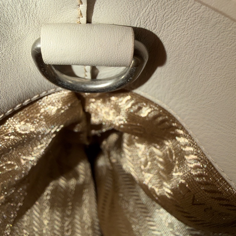 PRADA LOGO JACQUARD 帆布手提包托特包-12