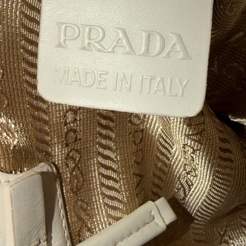 PRADA LOGO JACQUARD 帆布手提包托特包-15