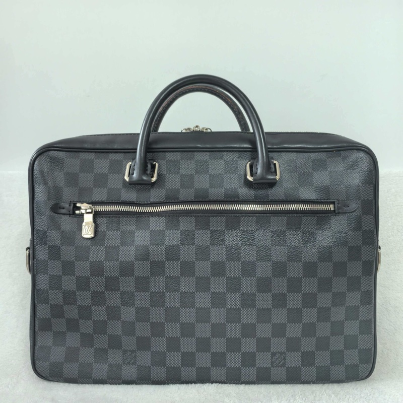97新 LV 路易威登 男士 公文包 棋盤格 無配件-0