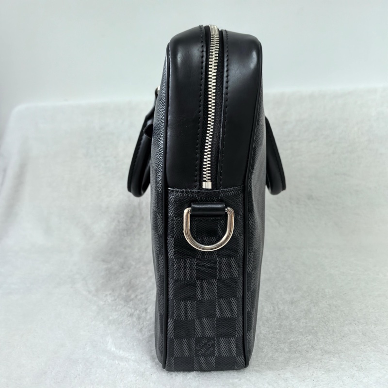 97新 LV 路易威登 男士 公文包 棋盤格 無配件-3