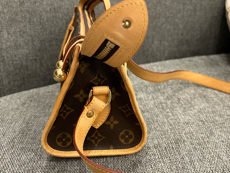 Louis Vuitton LV 老花 三角金球 單肩/斜肩包-4