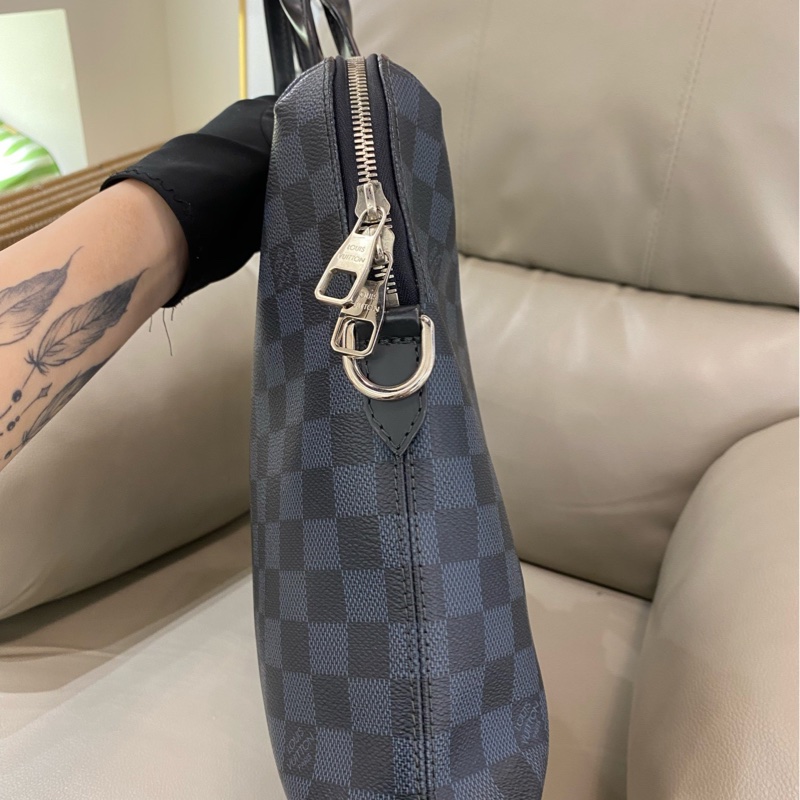 95新LV 棋盤格 男士 公文包，無附件-2