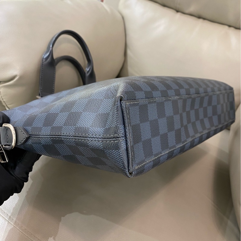 95新LV 棋盤格 男士 公文包，無附件-3