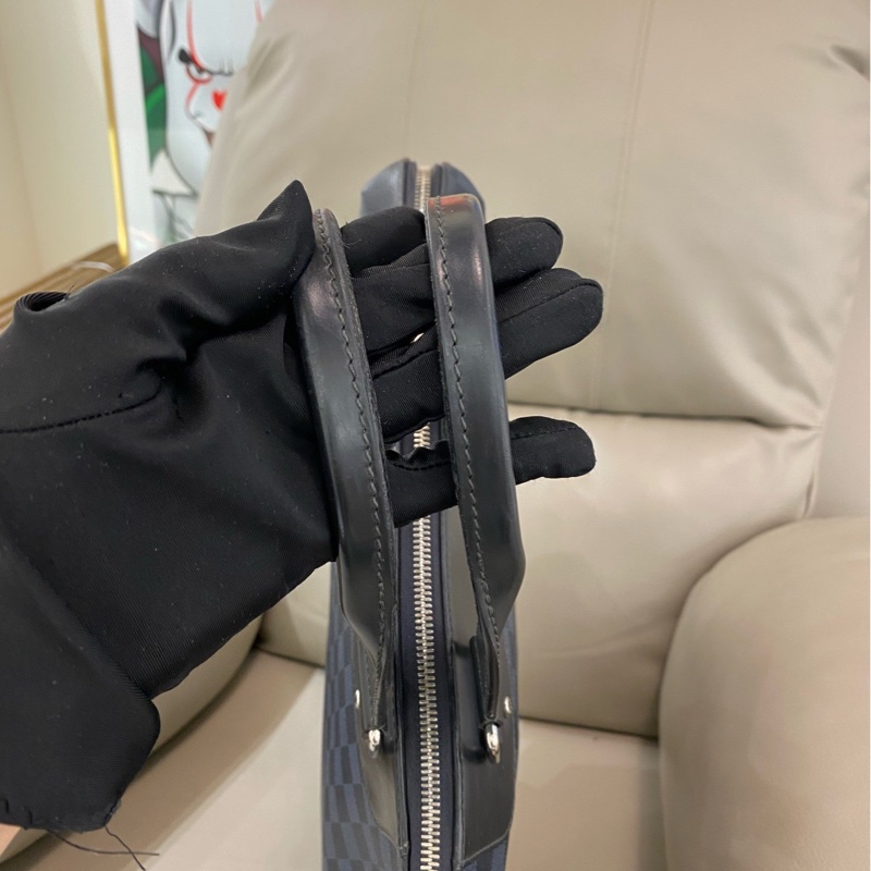 95新LV 棋盤格 男士 公文包，無附件-6