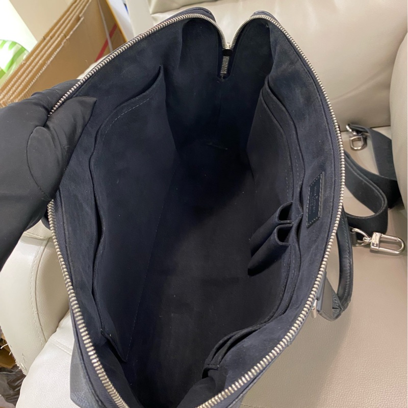 95新LV 棋盤格 男士 公文包，無附件-7