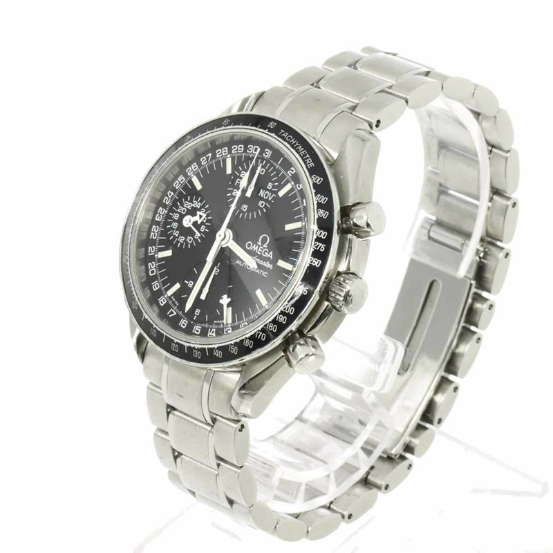 歐米茄超霸系列 Mark 40 Cosmos 三曆腕錶 3520 50 男士腕錶 黑色 自動上鍊-1