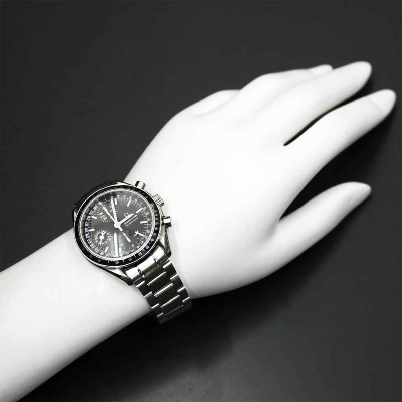 歐米茄超霸系列 Mark 40 Cosmos 三曆腕錶 3520 50 男士腕錶 黑色 自動上鍊-2