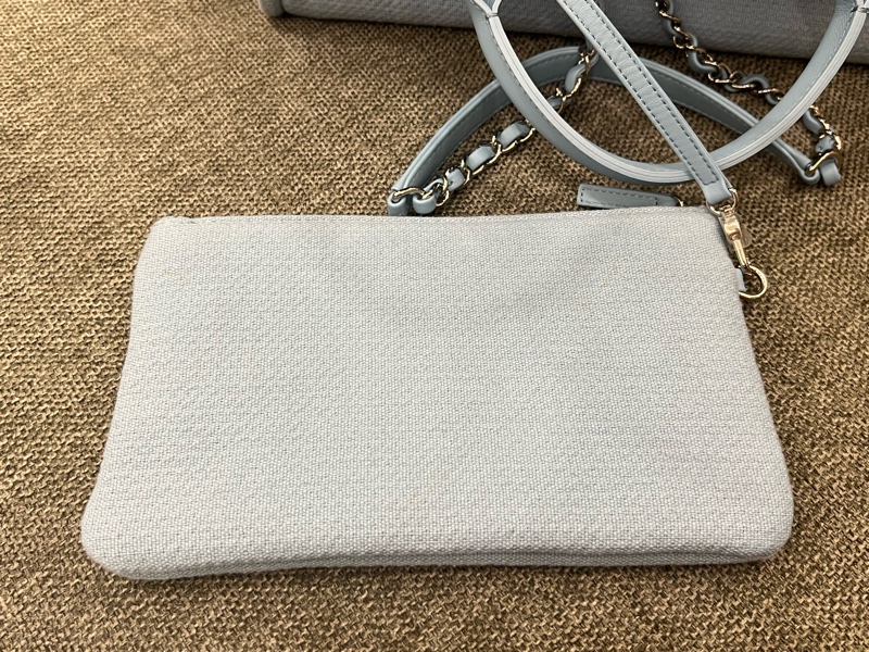 Chanel 中號 寶寶藍沙灘包 24年春夏款 原價17萬-8