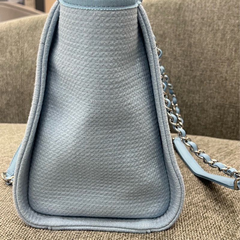 Chanel 中號 寶寶藍沙灘包 24年春夏款 原價17萬-17