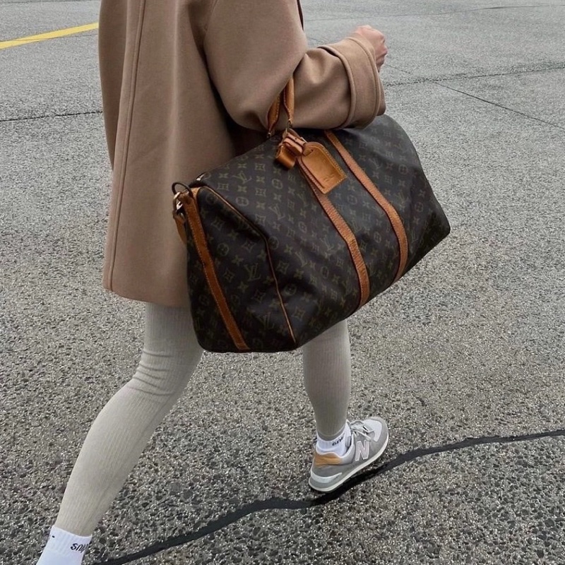 LV 經典老花行李袋-0