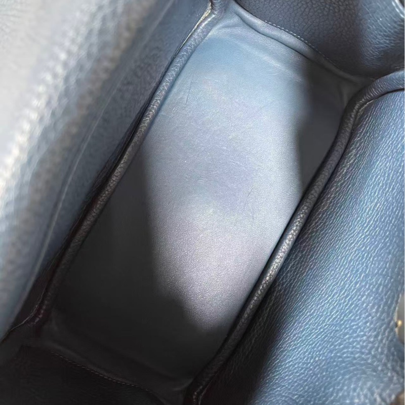 🌈Hermes💙Lindy 26💙鴨子藍銀扣🌟98新🌈TC皮🌟Stamp A🌟愛馬仕🌟-5