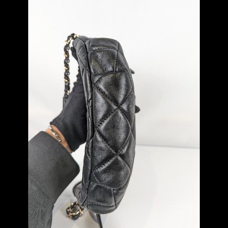 莉亞精品♡Chanel 菱格紋胸/腰包 近新美品-8