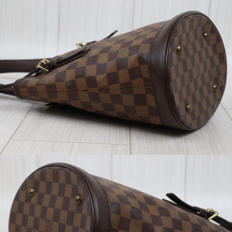 LV棋盤格子母包/托特包+麻將包-7